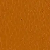 Orange-brown leather texture with fine creases, displaying a dense, intricate pattern and subtle tonal variations across the surface.